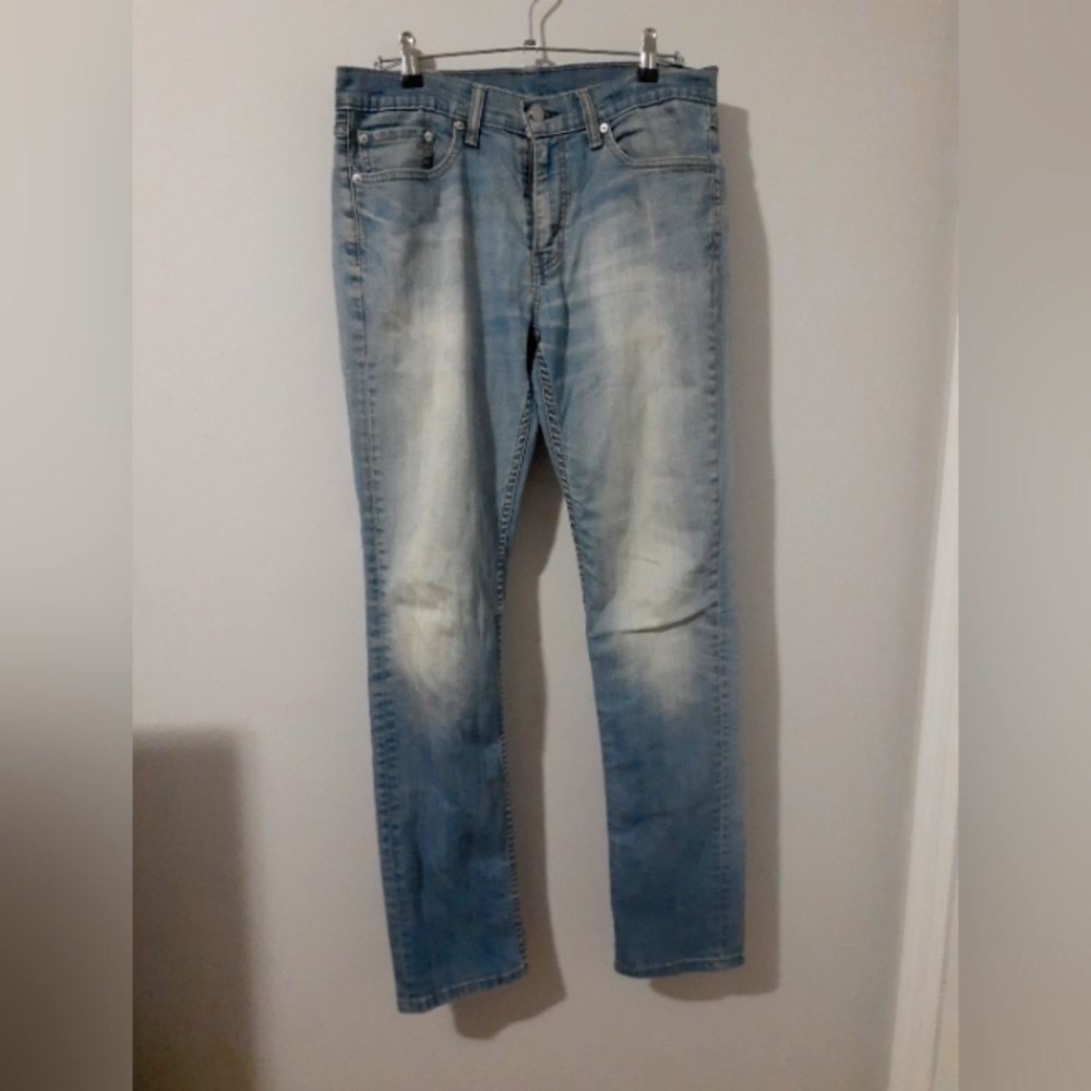 Levis 511 Jeans Mens Size 32 Light Blue  WPL423 CA00342